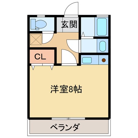 栄光マンションの物件間取画像